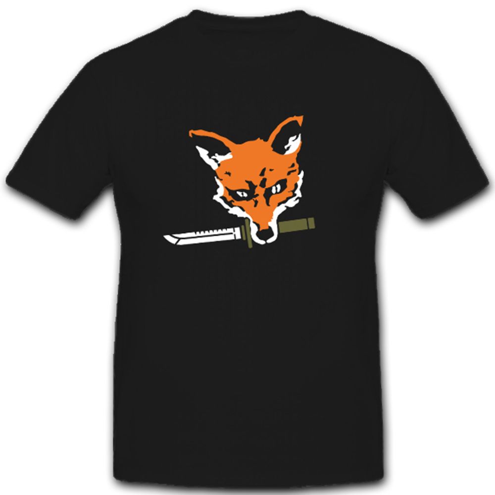 Einzelkämpfer Fuchs Messer Waffe Combat Knife - T Shirt #4865