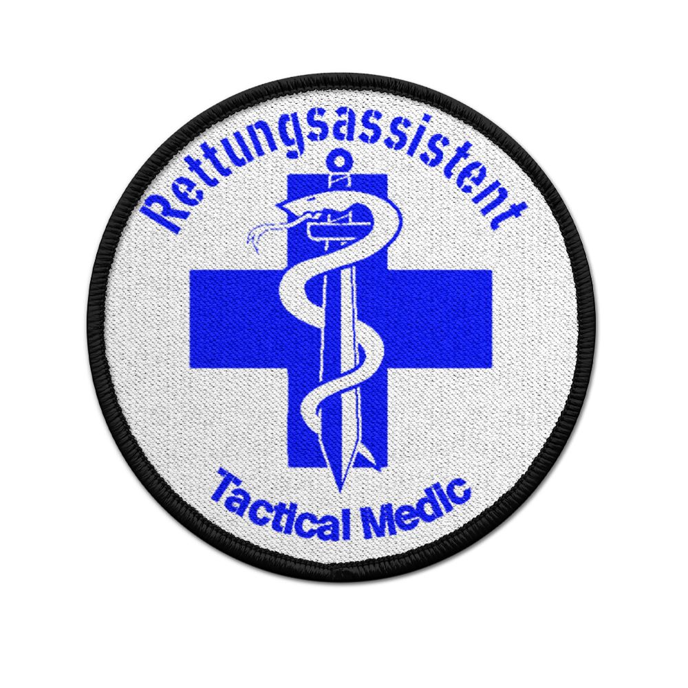 Patch Rettungsassistent Tactical Sanitäter Polizei Blue Line Mediziner #33287