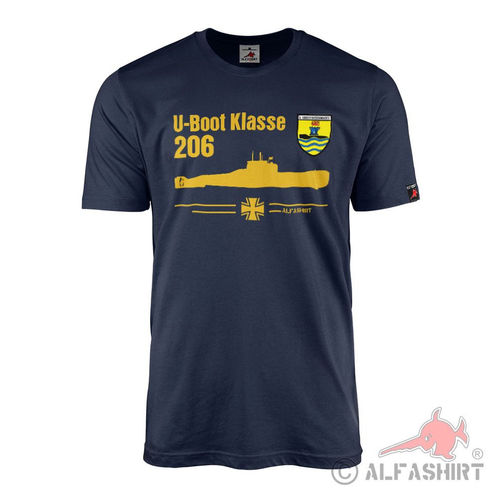 T-shirt submarine class 206 BW Bundeswehr 3 submarine squadron UG Eckernförde #42350
