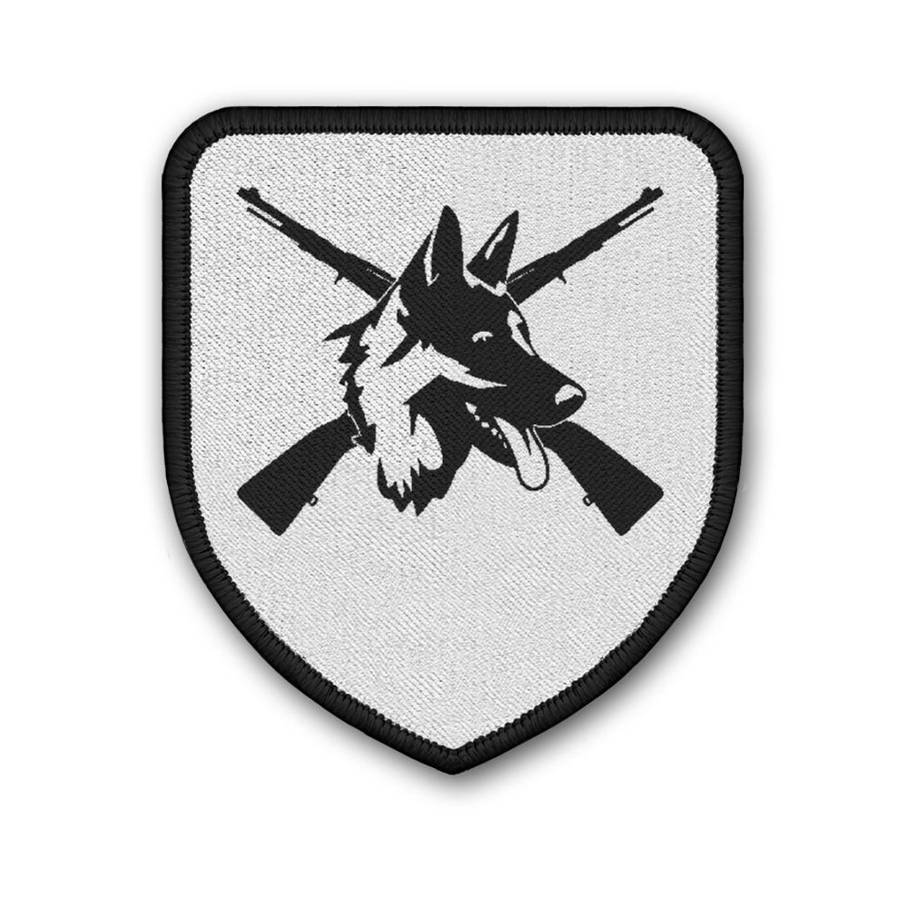 Patch / Aufnäher - Heimatschutz Aufnäher-Schäferhund DSH 98K Gewehr #8250