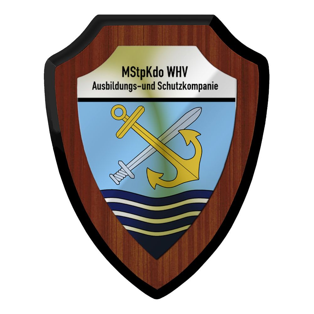 Wappenschild MStpKdo WHV Marinestuetzpunktkommando Wilhelmshaven #47155