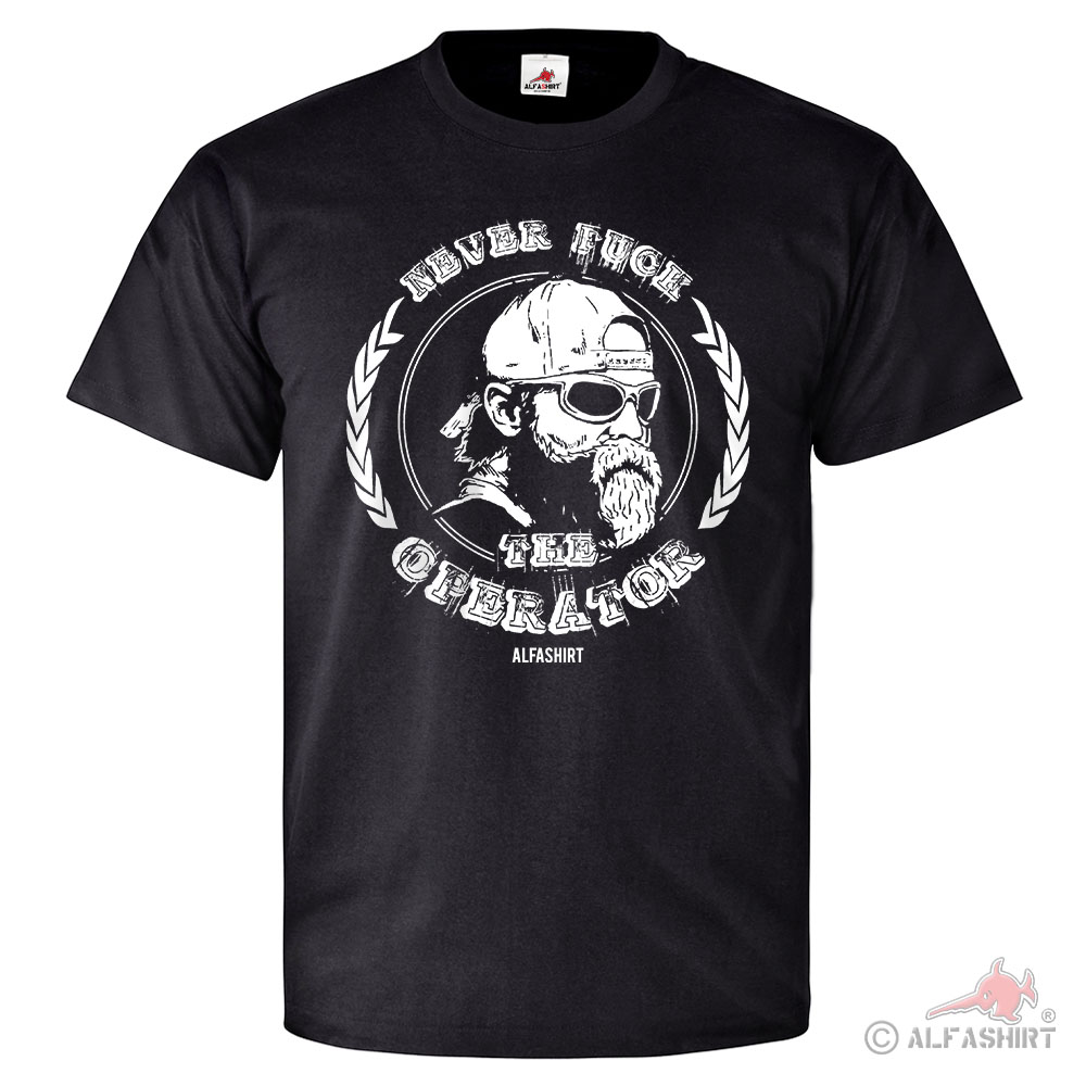 never fuck the operator Tactical Special Forces Bart Beard T Shirt #26664