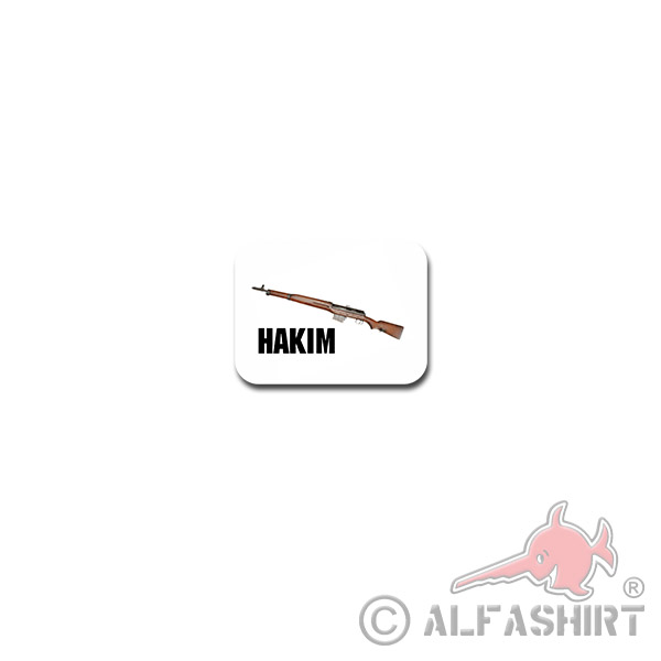 Hakim Aufkleber Sticker Ljungman AG-42 Selbstladegewehr Schweden 9x7cm#A3964