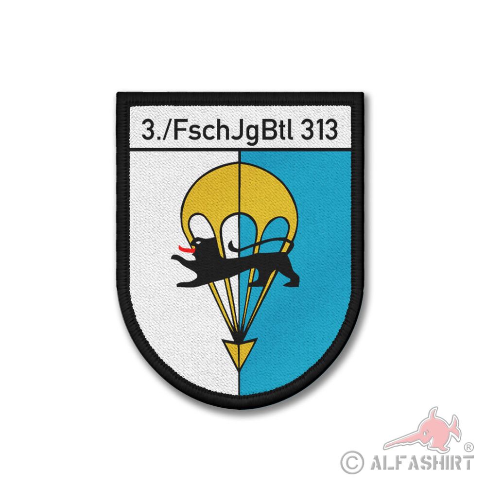 Patch 9x7cm 3 Kompanie FschJgBtl Fallschirmjägerbataillon 313 Varel . #43878