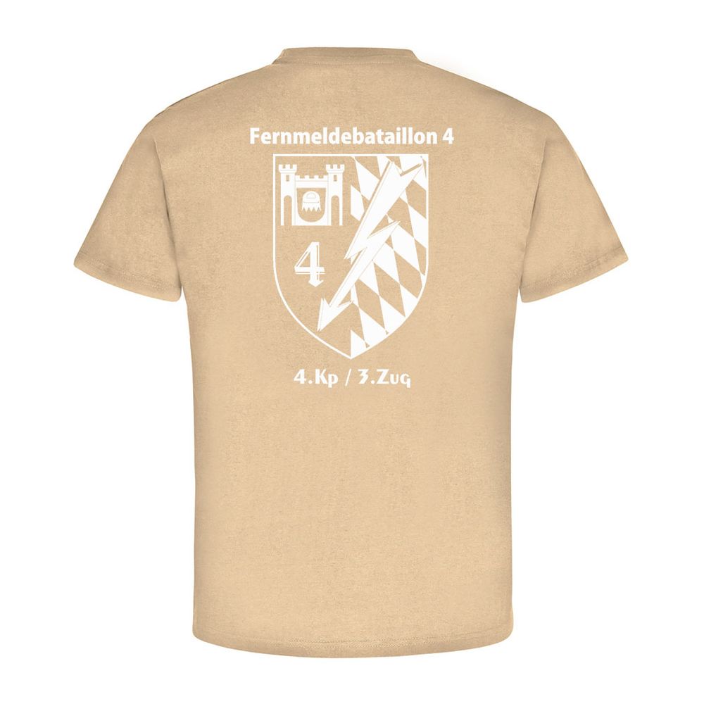 Fernmeldebataillon 4 Bataillon 4.Kp/3.Zug Heer Bundeswehr Bw - T Shirt #5365