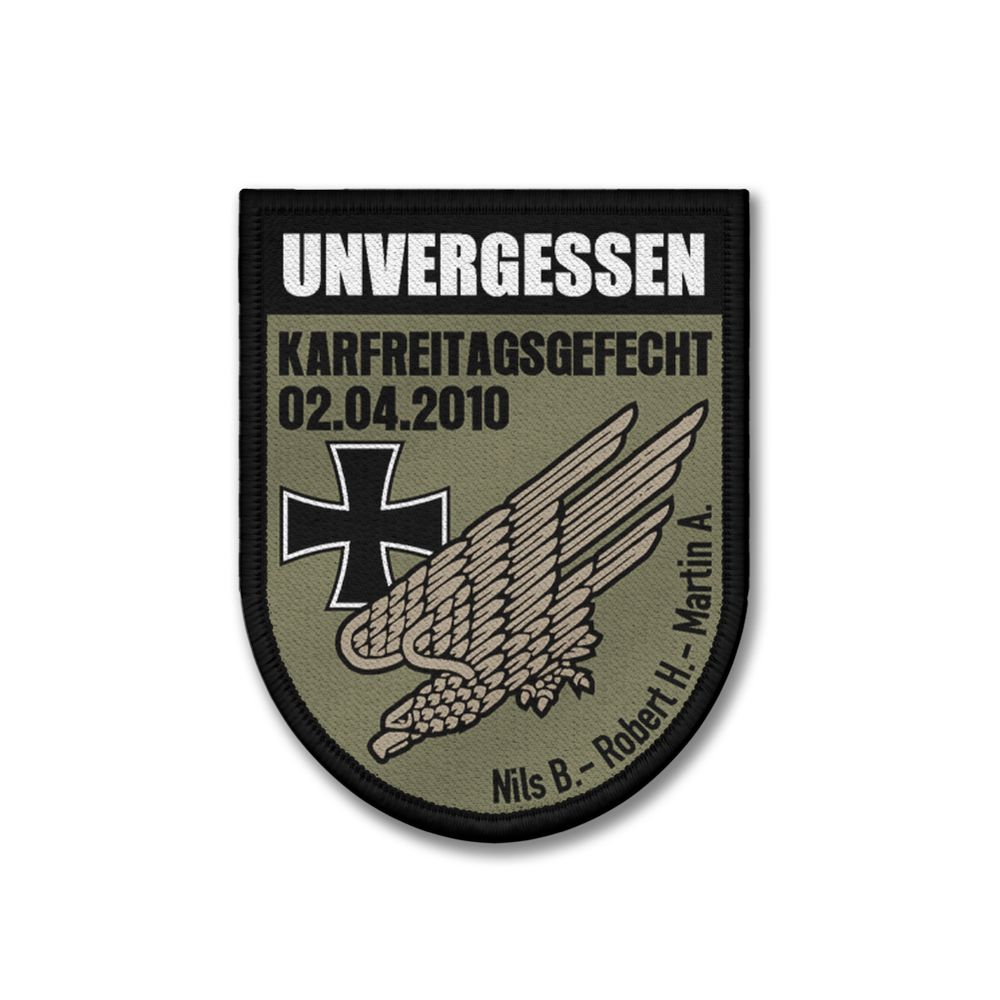 Patch Karfreitagsgefecht UNVERGESSEN Fallschirmjäger Veteran Afghanistan #44191