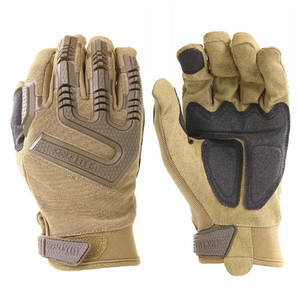 Tactical Einsatzhandschuhe Kommando ISAF Desert BW mit Protektoren sand #16071