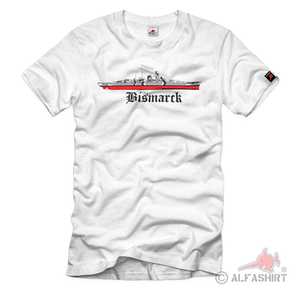 Bismarck Schiff Schlachtschiff Marine Bismarck-Klasse - T Shirt #1625
