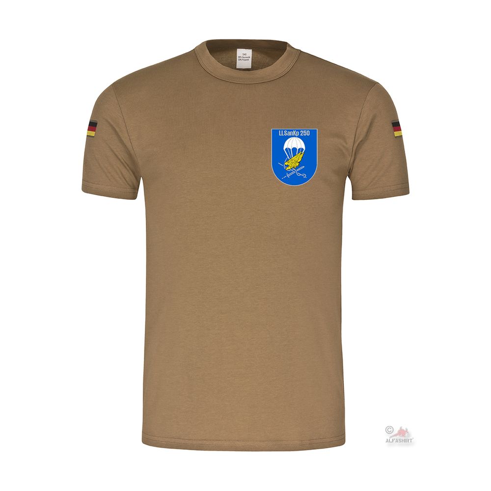 Tropical shirt LLSanKp 250 Luftlande-Sanitätskompanie Bundeswehr T Shirt # 37618