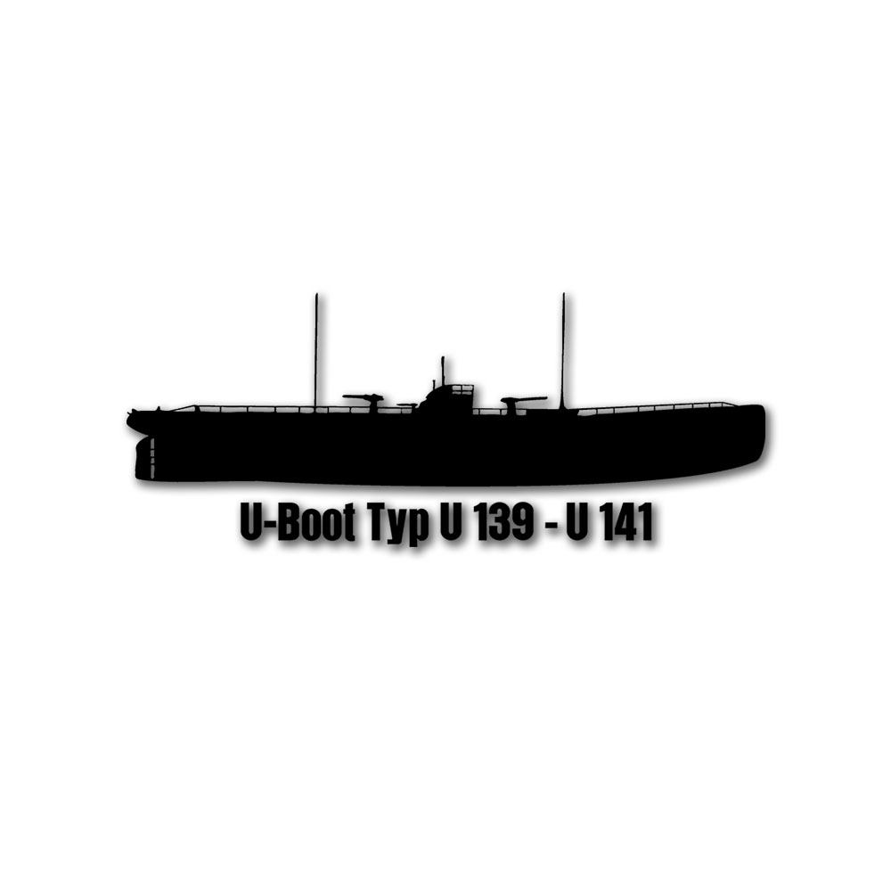Wandtattoo U-Boot Typ U 139 - U 141 größten deutschen Kampf-U-Booten #A6194