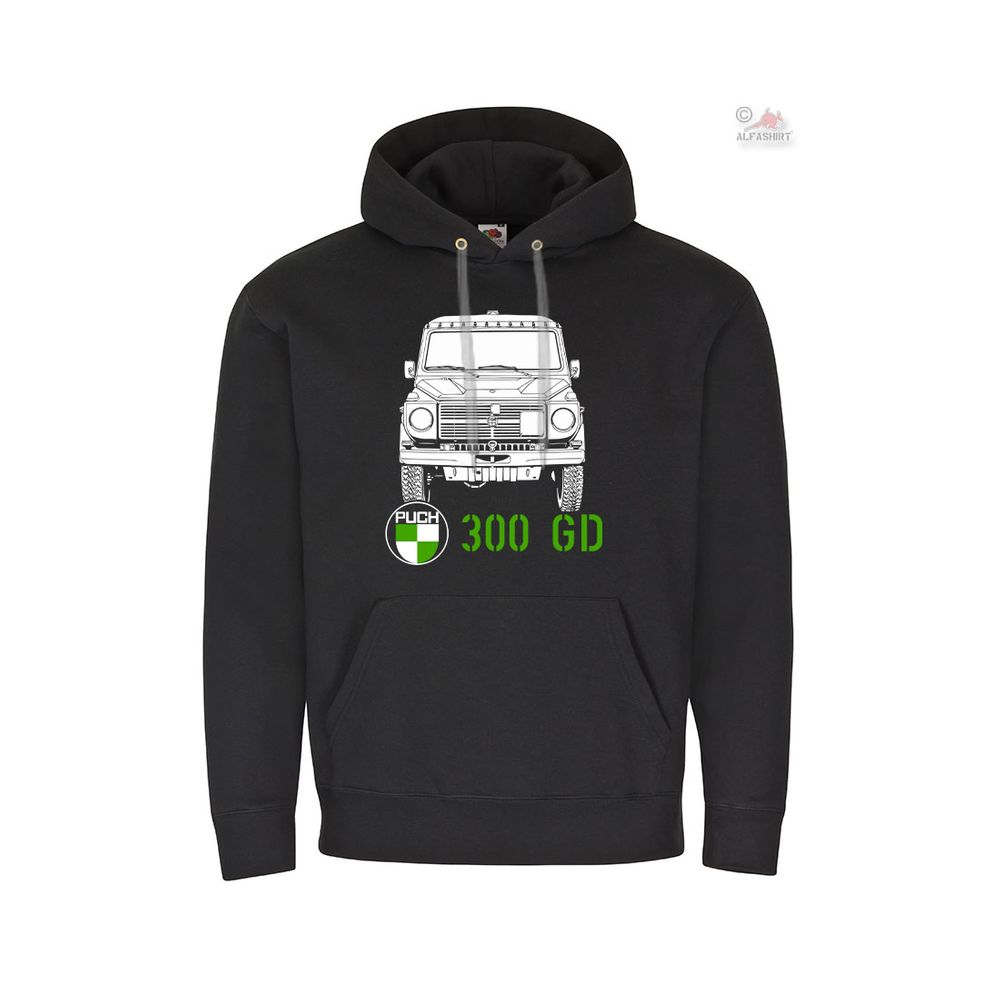 Hoodie Puch 300GD SUV Bundesheer Pw 8 Pl gl 4x4 Leichte Geländewagen #36179