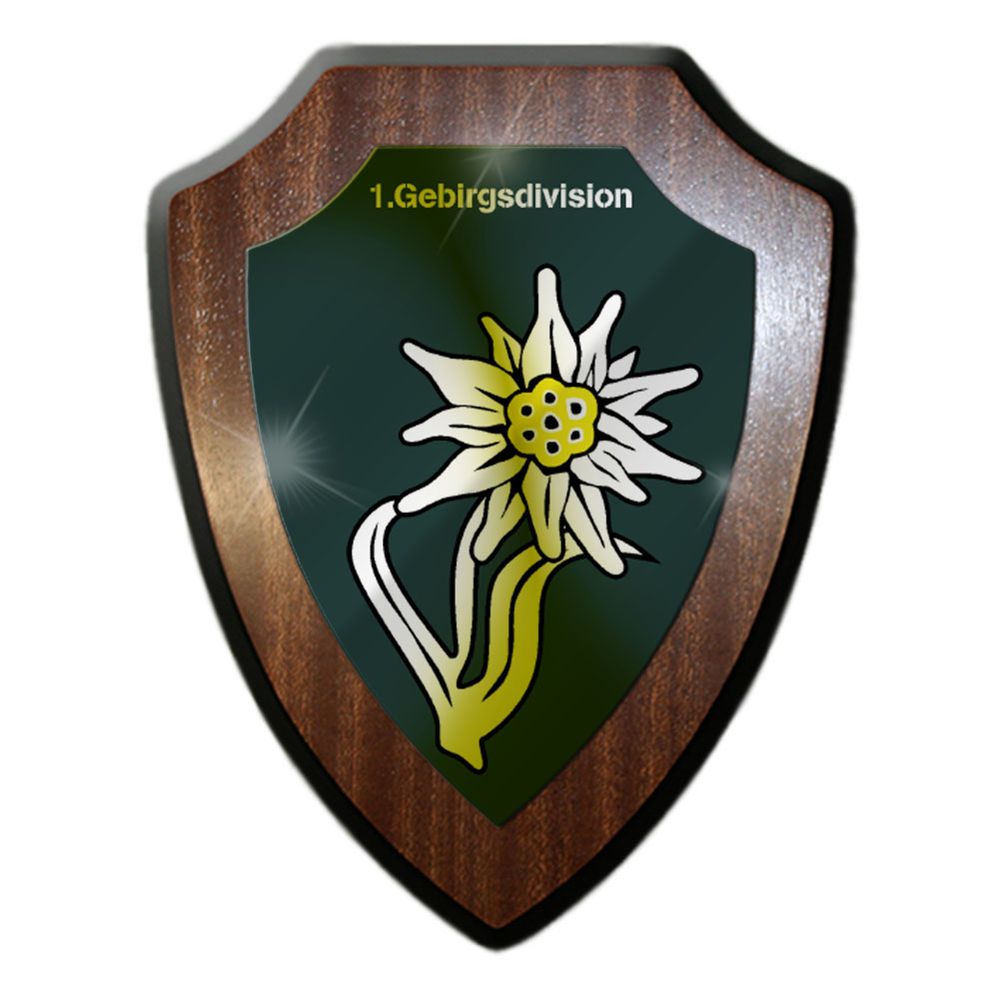 Wappenschild 1 Gebirgsdivision Großverband Heer Wappen Abzeichen Garde #31585