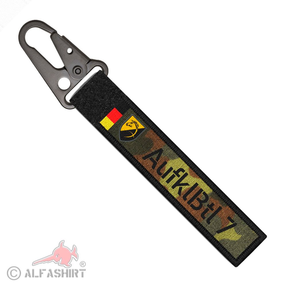 Tactical Schlüsselanhänger AufklBtl 7 Bataillon Band Ahlen Karabiner #38088