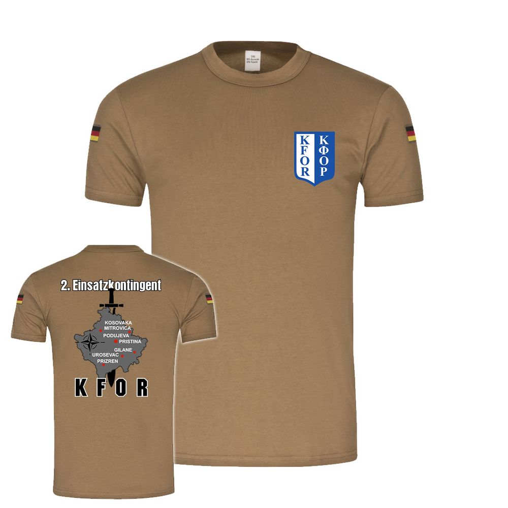 BW Tropical Shirt 2nd Deployment Contingent Kosovo Force KFOR #46556