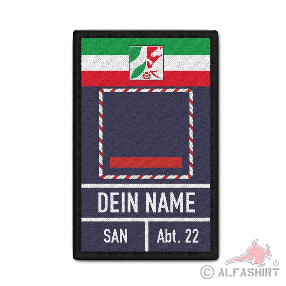 Rank Patch Feuerwehr Brandmeister Dienstgrad Freiwillige NRW Dein Name #37026