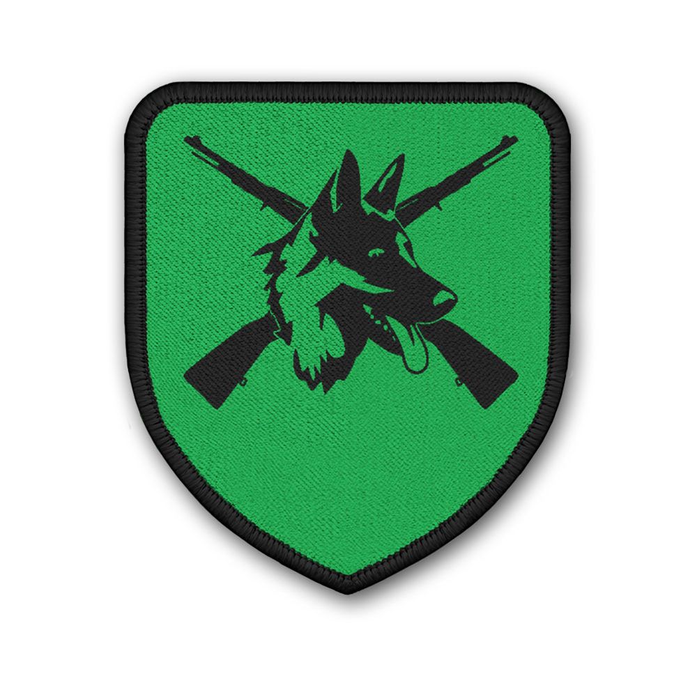 Patch / Aufnäher - Heimatschutz Aufnäher-Schäferhund DSH 98K Gewehr #8491
