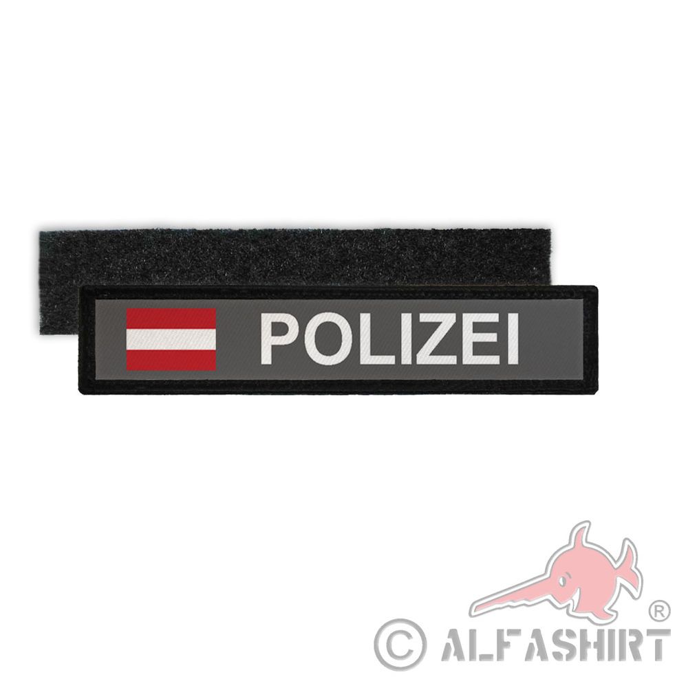 Patch Namensschild Polizei Österreich K9 Beamter Austria #35348