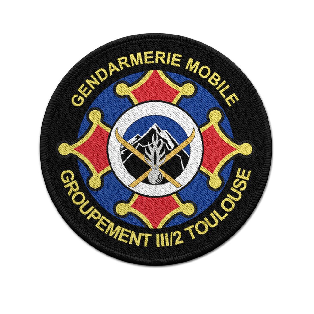 Patch GGM III-2 Gendarmerie mobile Groupement Toulouse Frankreich #33999