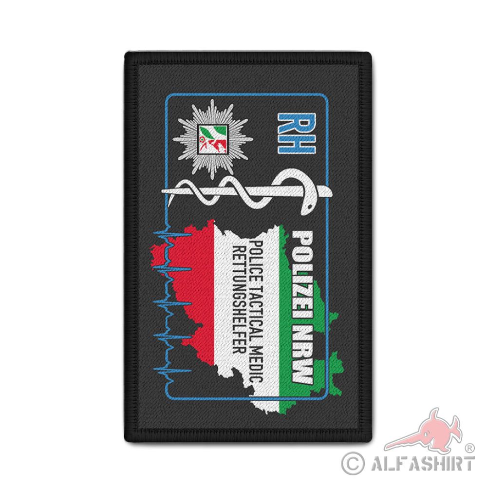Patch Rettungshelfer RH Rettung Helfer NRW Polizei Tactical Medic #41584