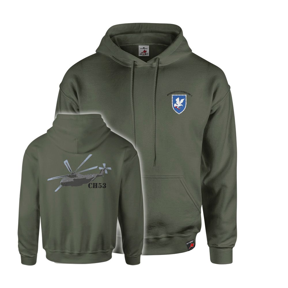 Heeresbrigade 3 CH53 Transporthubschrauber Einheit Verband Hoodie #24947