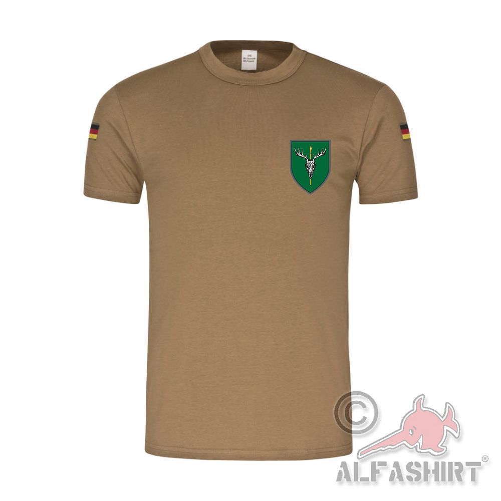 BW Tropen Jägerbataillon 91 Bundeswehr Jäger Bataillon Abzeichen T-Shirt #39353