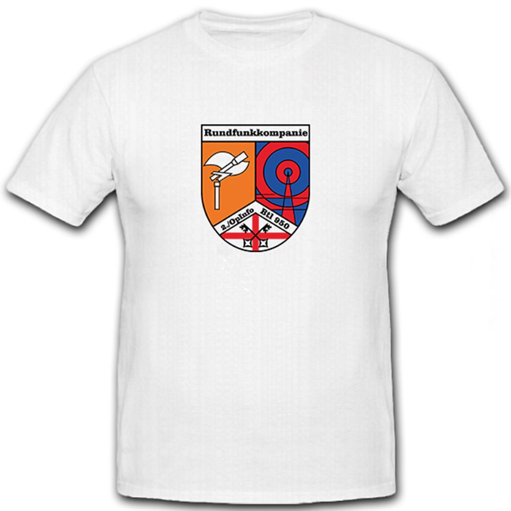 2. Opinfobtl Bundeswehr Andernach  Wappen Abzeichen Operative - T Shirt #5782