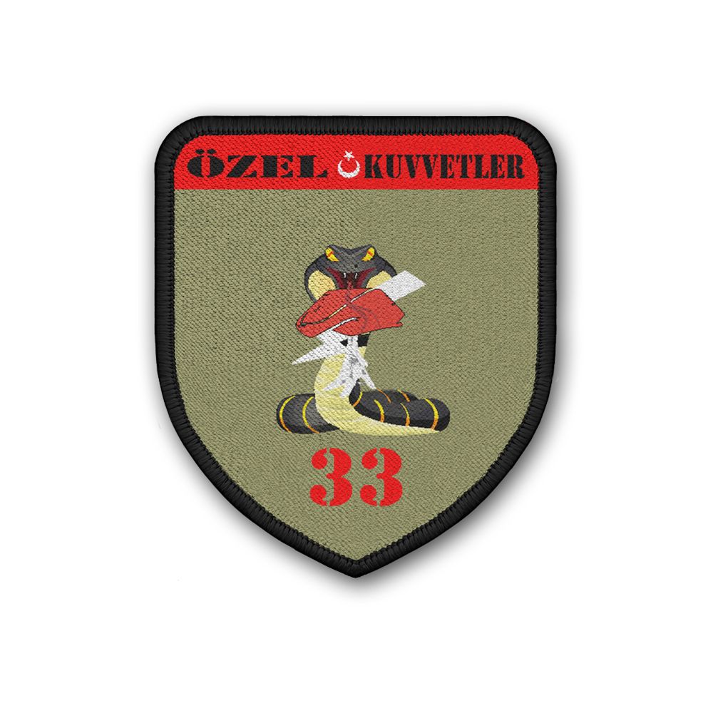 PKK 33 Patch Wappen Türkische Spezial Einheit Militär Türkei Soldaten #22760