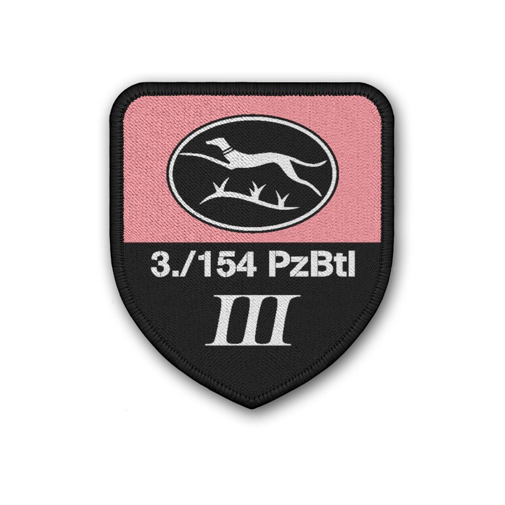 Patch III Zug 3 PzBtl 154 Westerburg Leopard 2A4 Panzer Battalion Greyhound # 34062