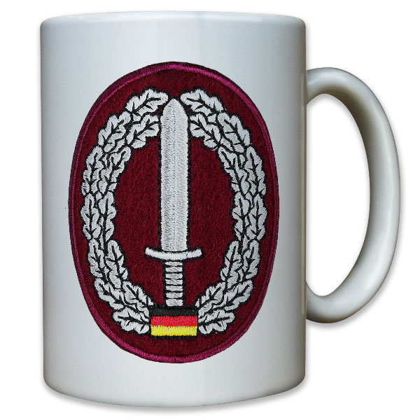 KSK Kommando Spezialkräfte Bundeswehr Bund Barettabzeichen - Tasse #11426
