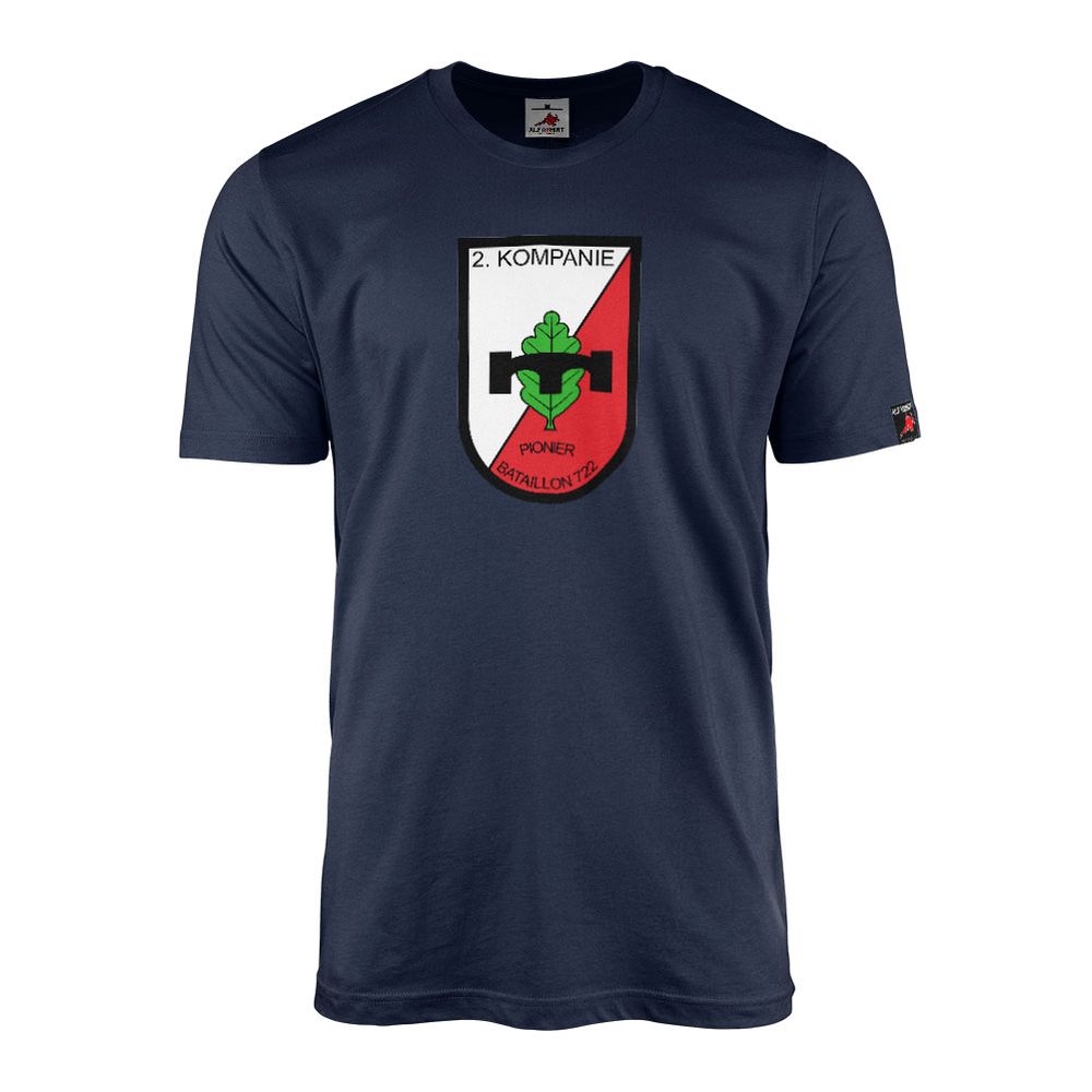 2. Kompanie Bataillon 722 PiBtl Pionier Pioniere Bundeswehr Bw - T Shirt #10144