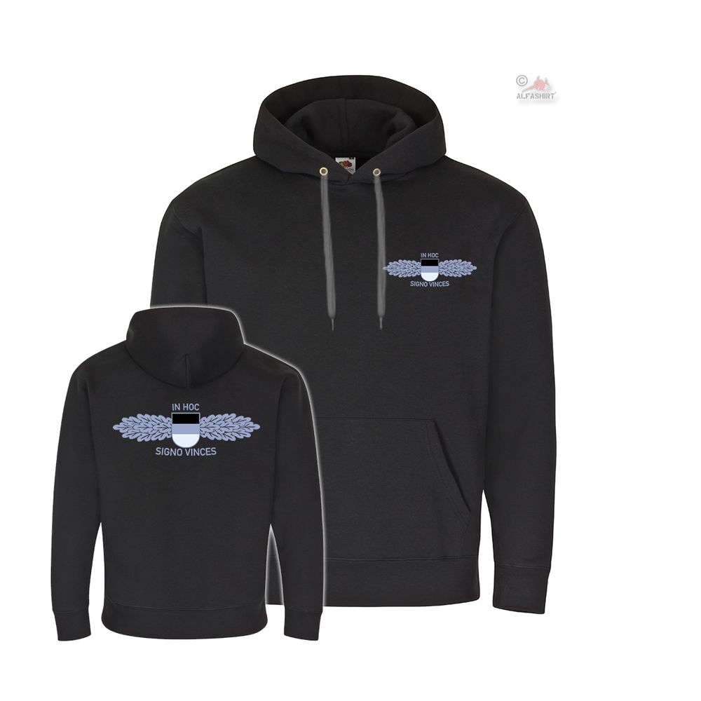 SEK in hoc signo vinces oak leaves phrase hoodie # 26836