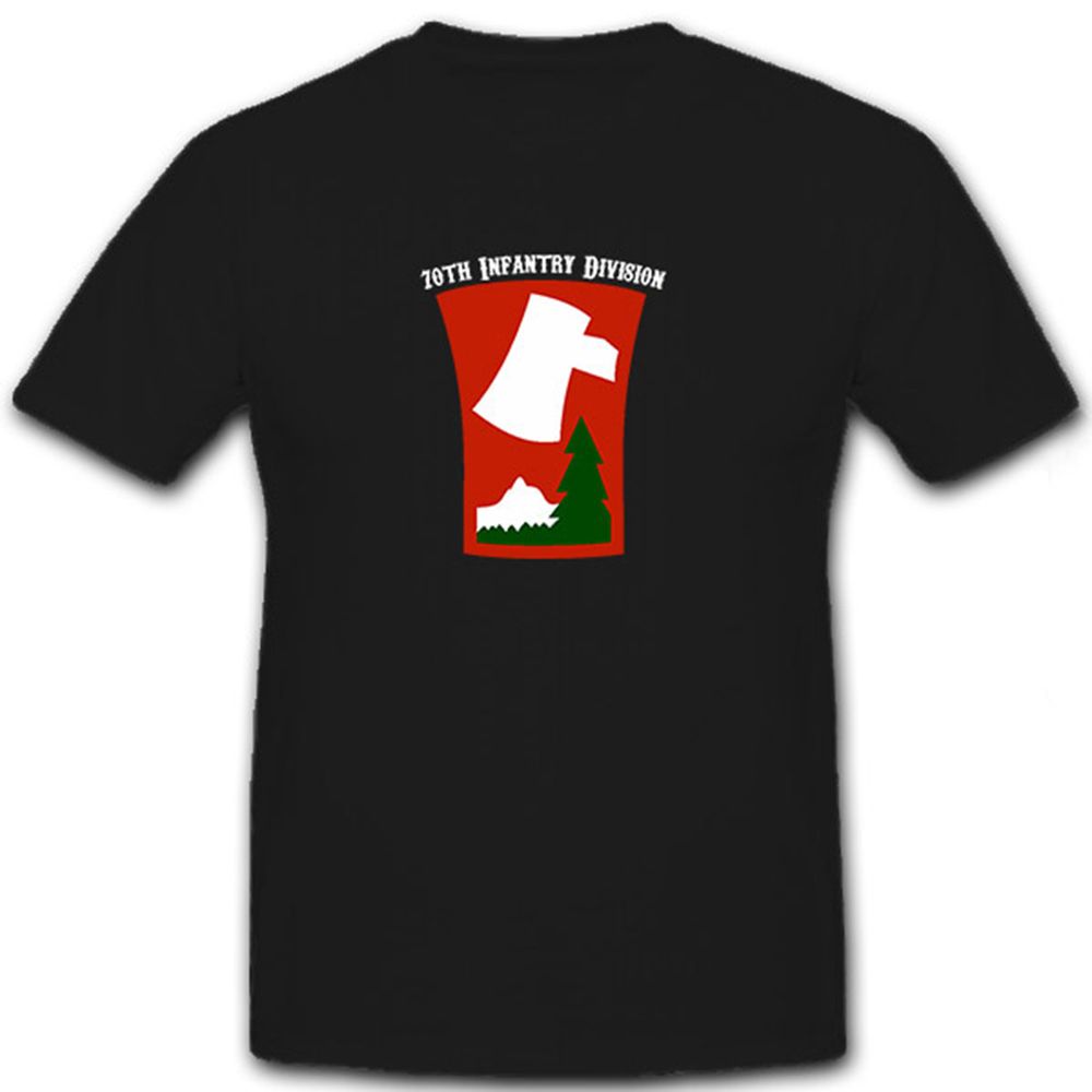 70th Infantry Division US Army USA WW 2 WK 2 Infanterie Wappen - T Shirt #6740