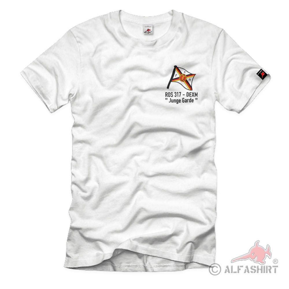 Flagge Fischkombinates Junge Garde DDR Volksmarine T-Shirt  #38747