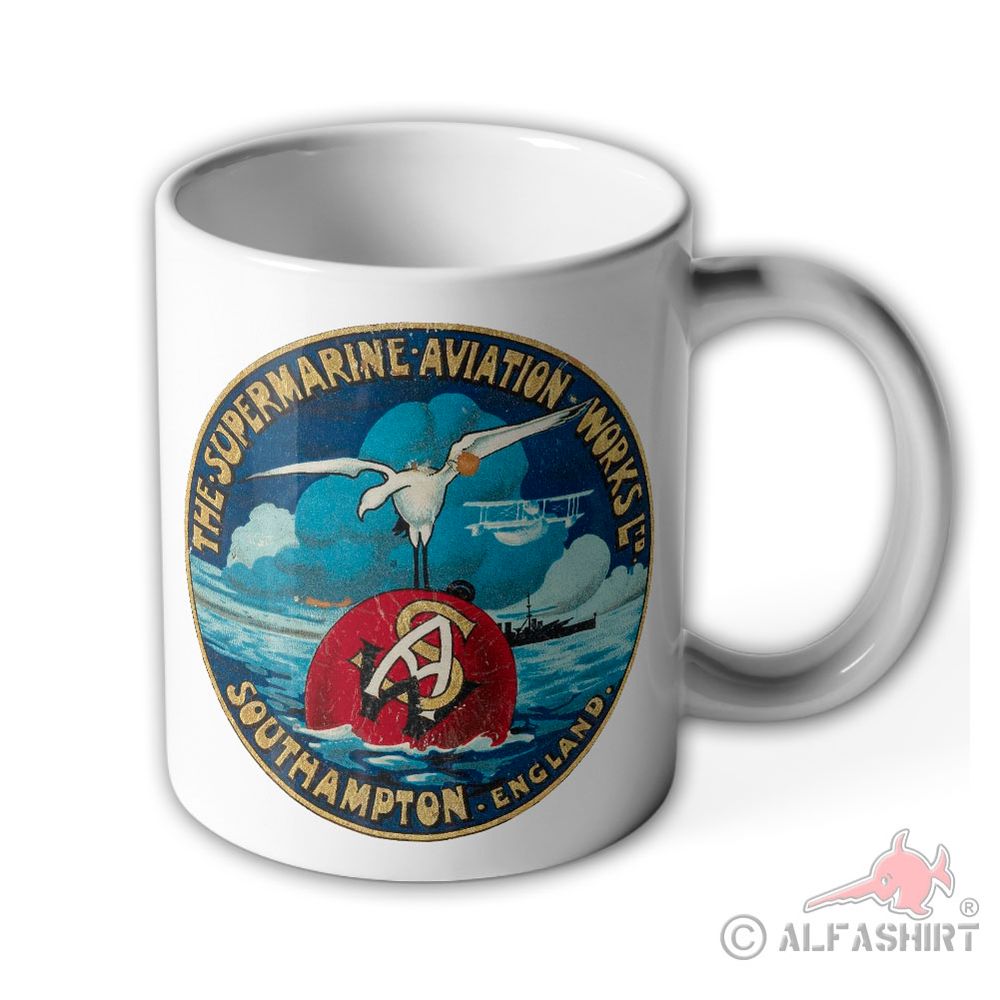 Mug Supermarine Southampton Avitation Works Southampton England #40579