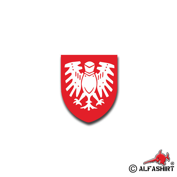 Aufkleber/Sticker PzGrenBtl 343 Grenadier Bataillon Koblenz BW 7x6cm A1343