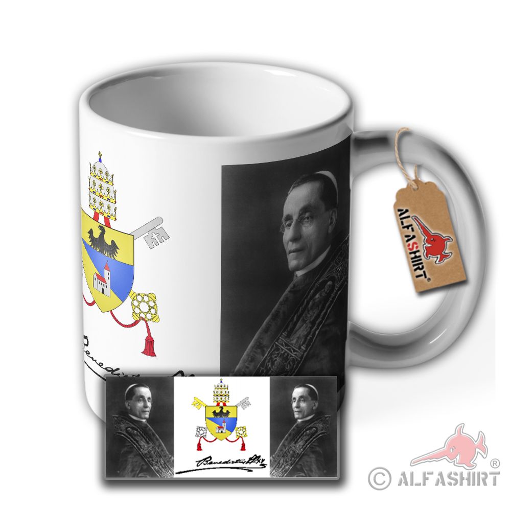 Papst Benedikt XV 15 Pope Rome Giacomo della Chiesa Vatikan Tasse #38084