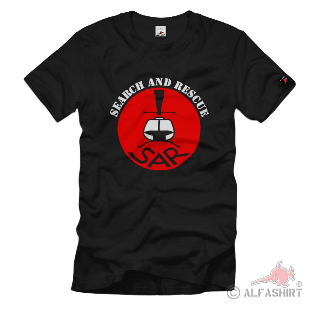 Sar Search And Rescue Air Force Patch Crest - T Shirt # 1372
