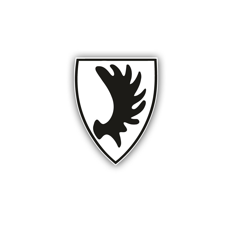 East Prussia Coat of Arms Elk Elk Shovel Car Decal Sticker Home 6x4cm # A4872