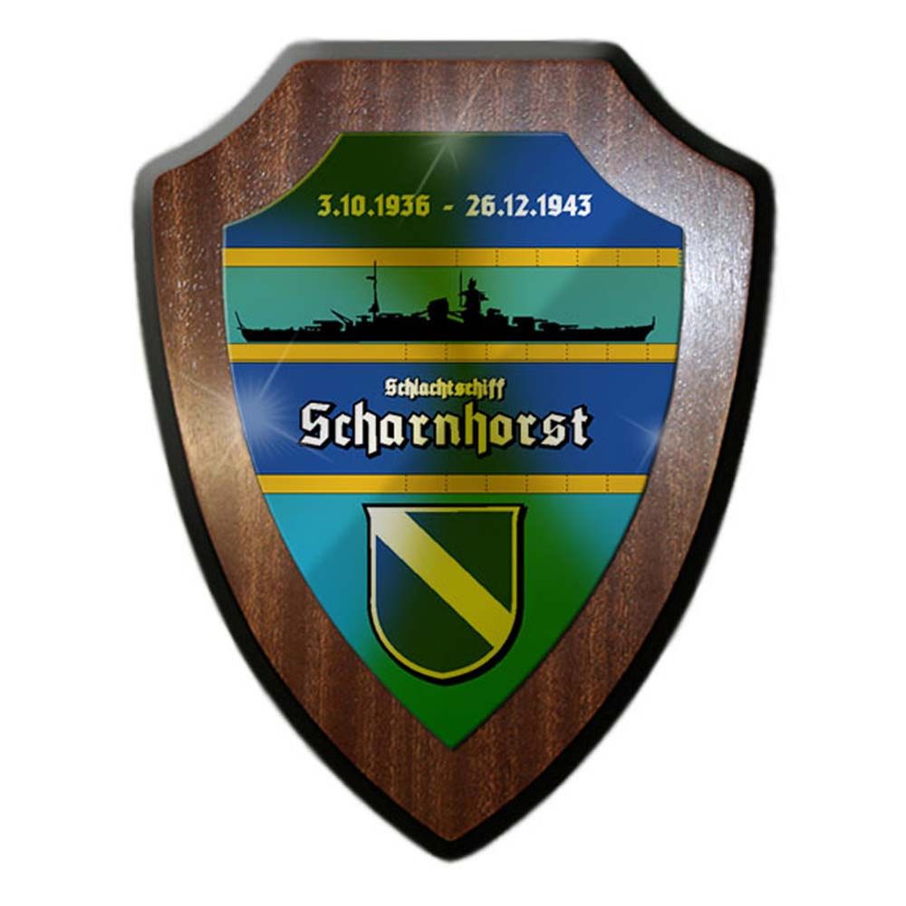 Wappenschild Schlachtschiff Scharnhost Marine Wilhelmshaven Dampfkessel #24237