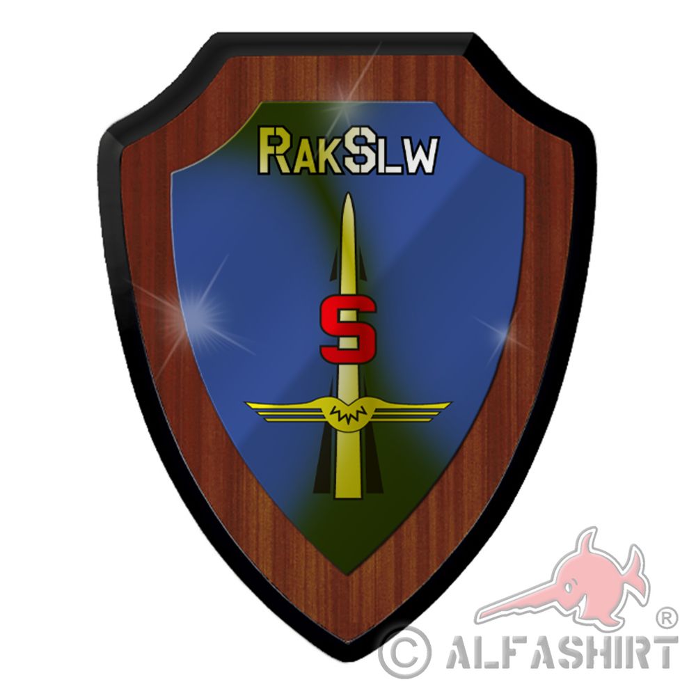 Heraldic shield RakSLw rocket school Luftwaffe coat of arms badge Bundeswehr # 37436