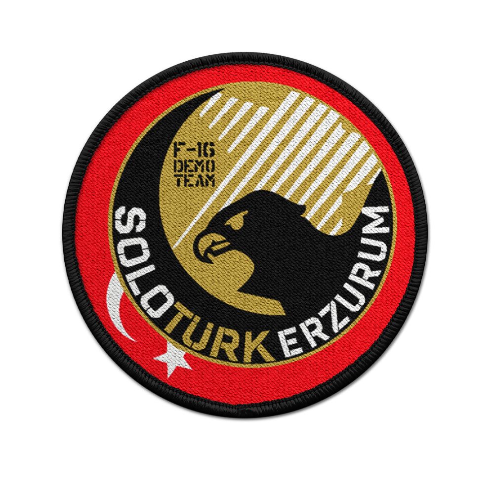 Solo Türk erzurum Patch Militär F16 demo team EKIBI Aufnäher wappen Logo #24368