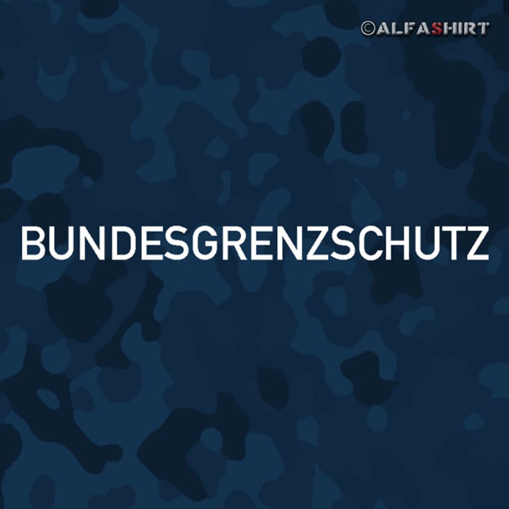 Sticker Bundesgrenzschutz BGS GSG9 Federal Police 20x1,5cm # A443