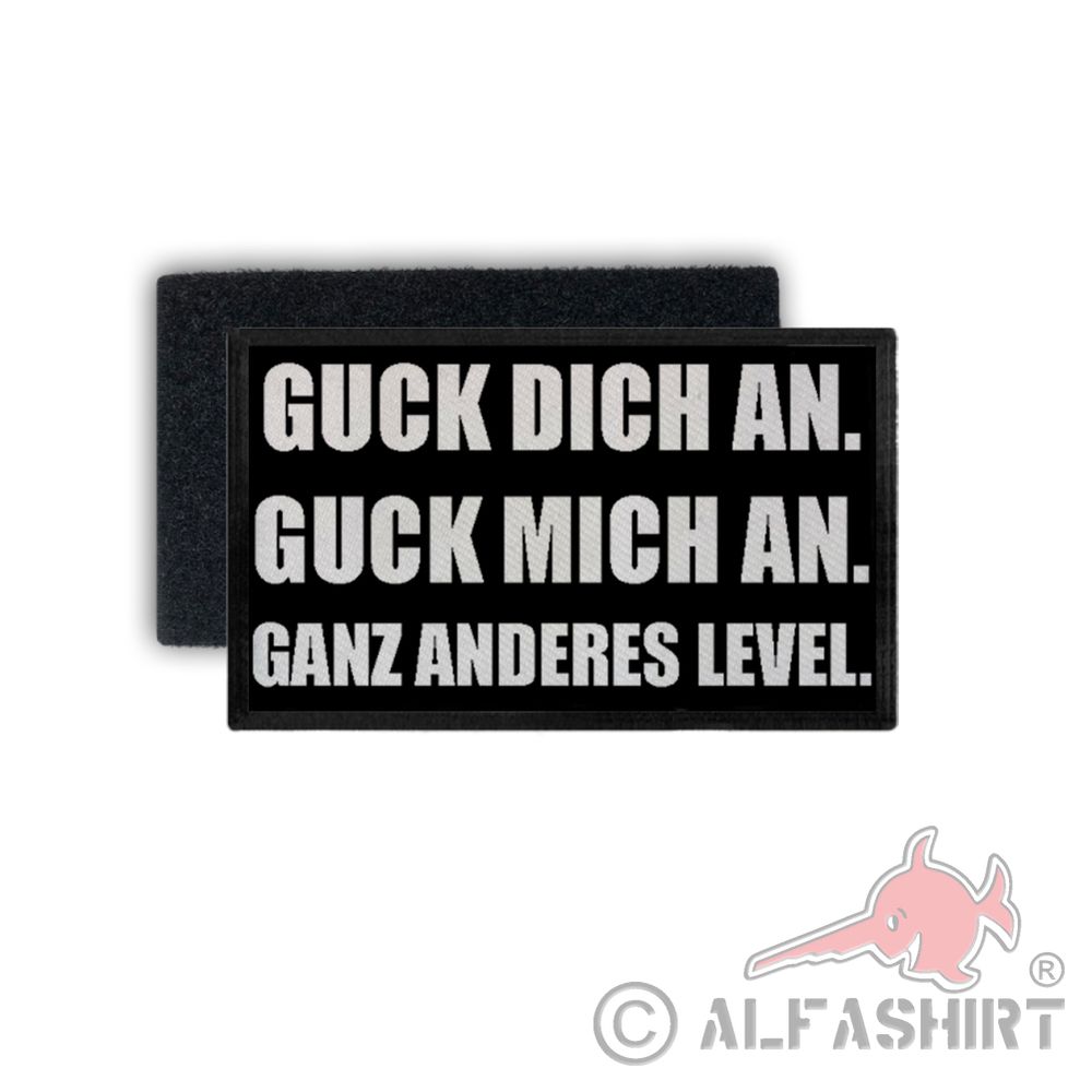 Patch look at me look at a completely different level level Fun 7.5x4.5cm # 34288