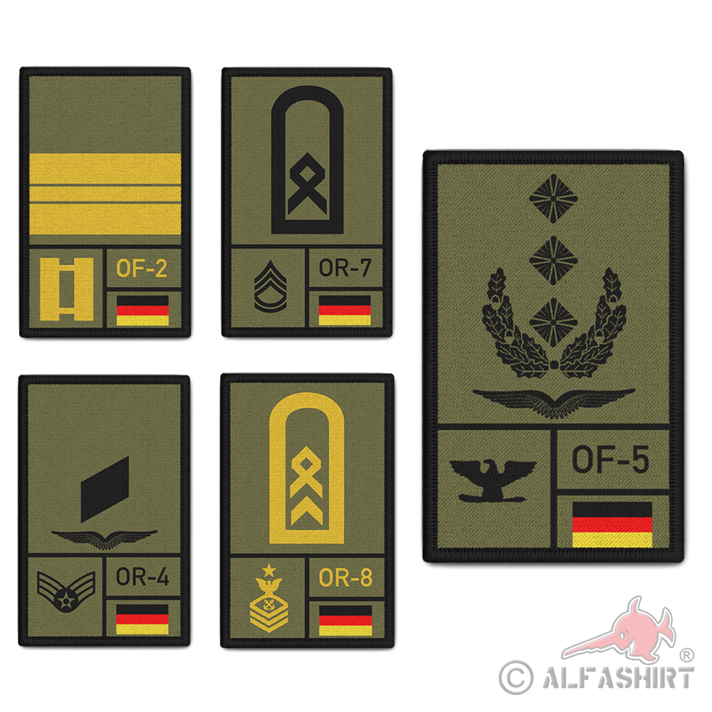 Rank Patch Bundeswehr Army Air Force Navy