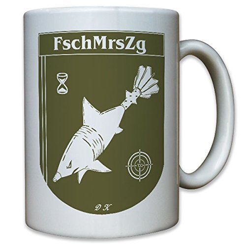 FschMrsZg Fallschirm Mörserzug Granate Hai Haifisch - Tasse #10680