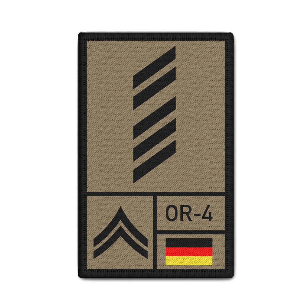 Rank Patch Bundeswehr Heer Luftwaffe Marine Sand #BW-Patch