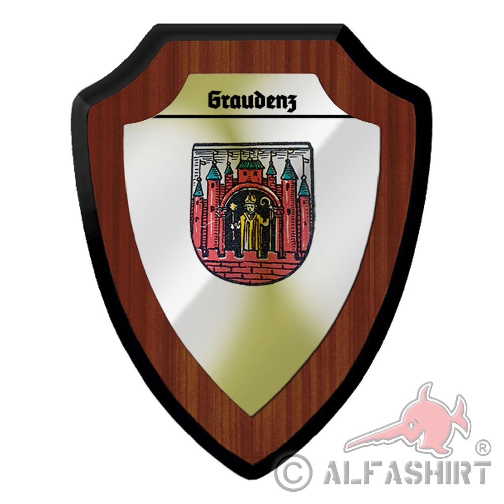 Wappenschild Graudenz Regierungsbezirk Provinz Preußen Ostpreußen  #44394
