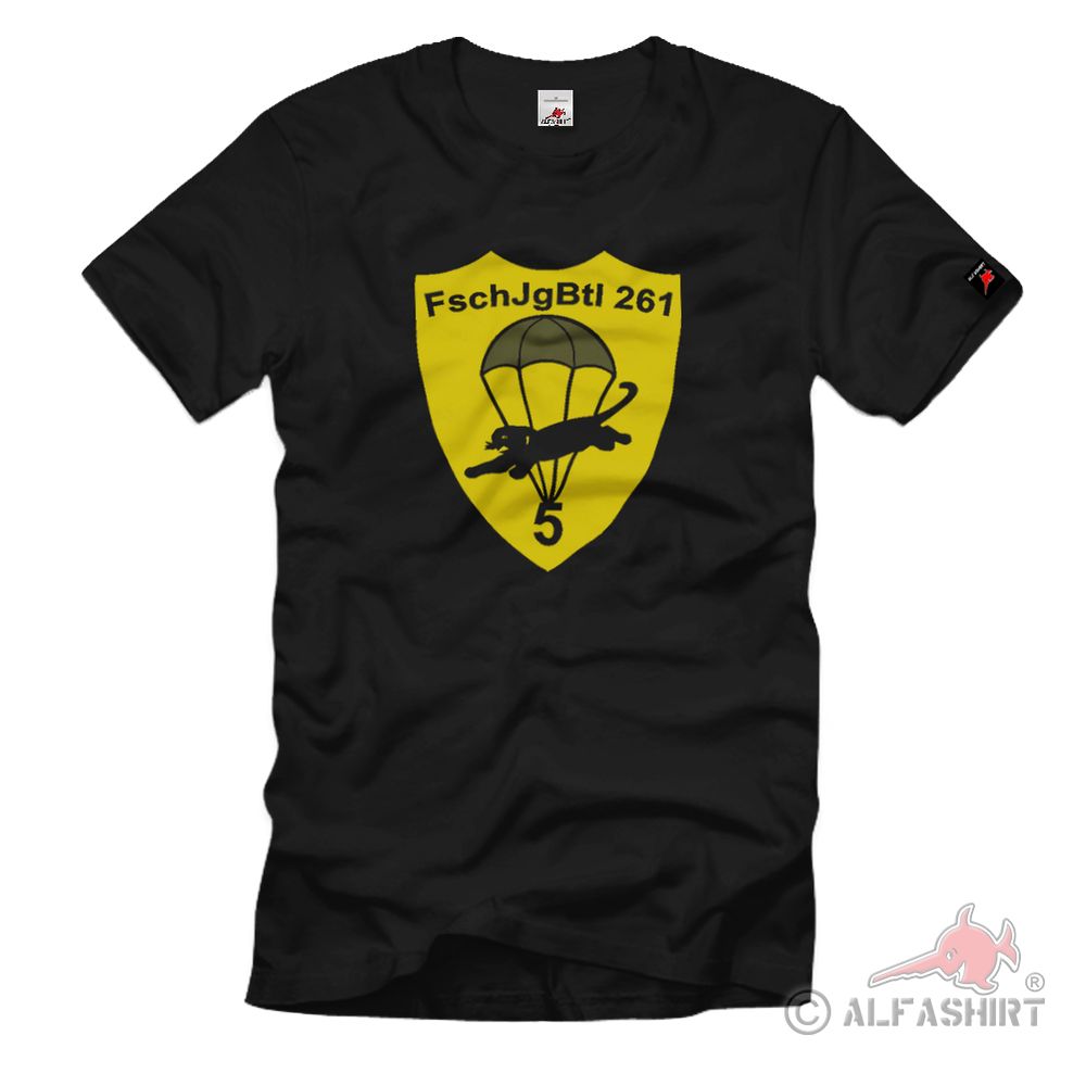 FschJgBtl 261 Fallschirmjägerbataillon Btl Lebach BW - T Shirt #1207