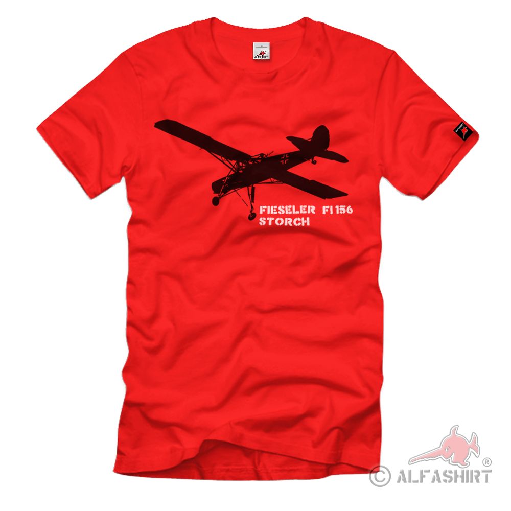 Fieseler Storch Fi 156 1936 Zweiten Weltkrieg Militär Luftwaffe - T Shirt #35