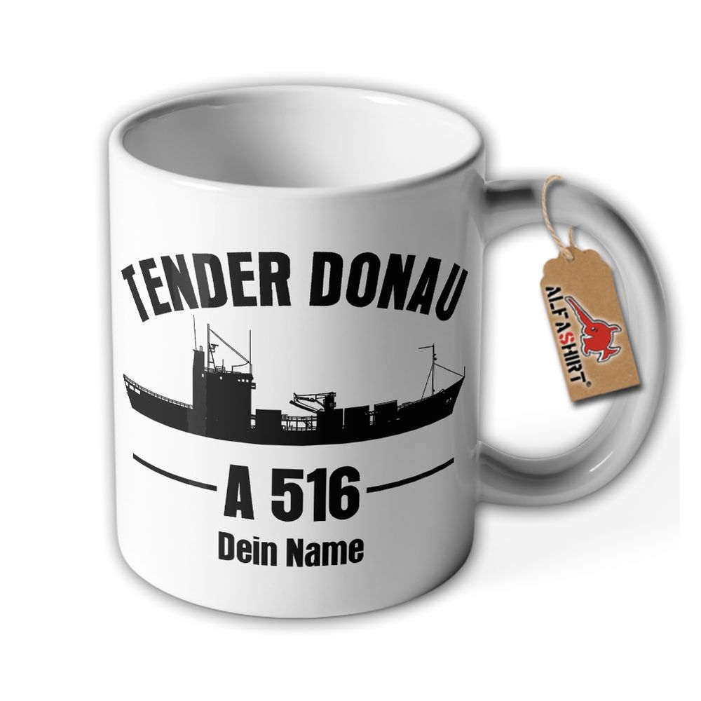 Tasse Versorgungsschiff Tender Donau Personalisiert Klasse 404 Bundeswehr #46942